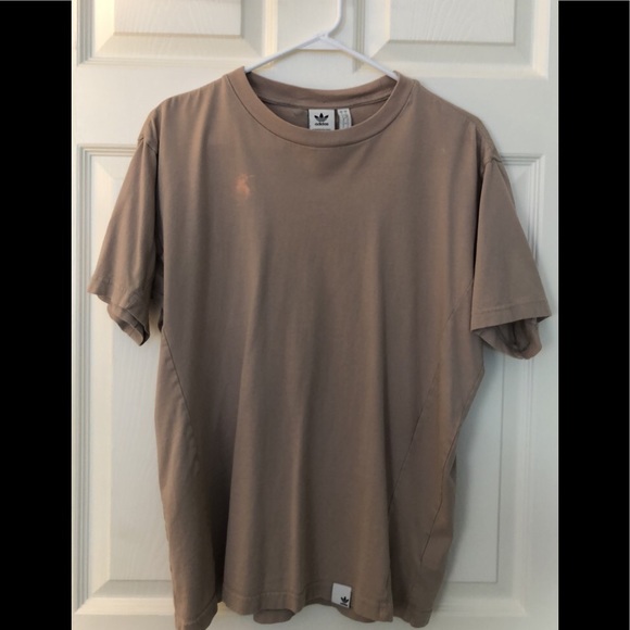 Adidas Box T-shirt/Small/Tan - Picture 1 of 5